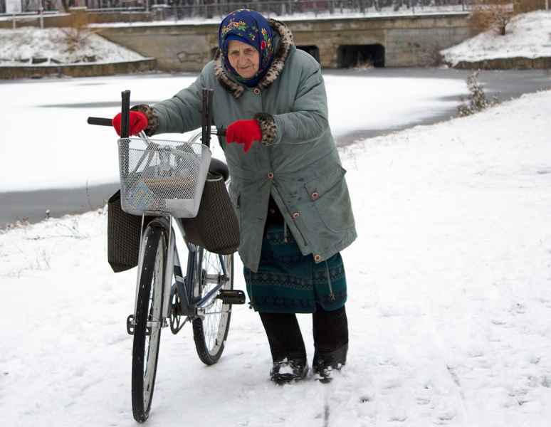 Фото Велосипеда Зимой