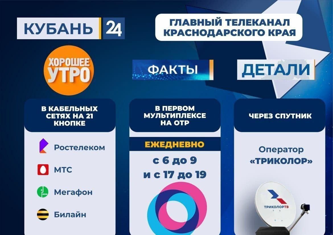 Кубань 24» — главный телеканал Краснодарского края | 17.07.2023 |  Старощербиновская - БезФормата